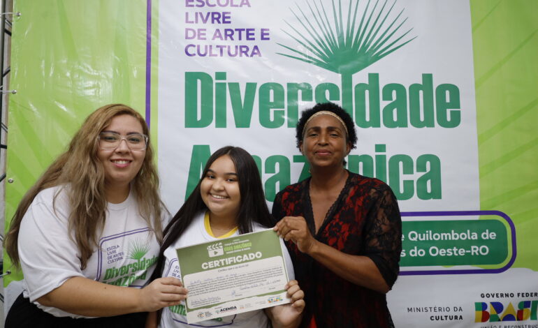 Escola Livre de Arte e Cultura Diversidade Amazônica capacita 50 alunos em oficina de vídeo documentário em RO