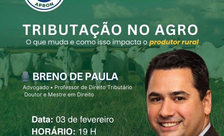 LIVE ESPECIAL! TRIBUTAÇÃO NO AGRO