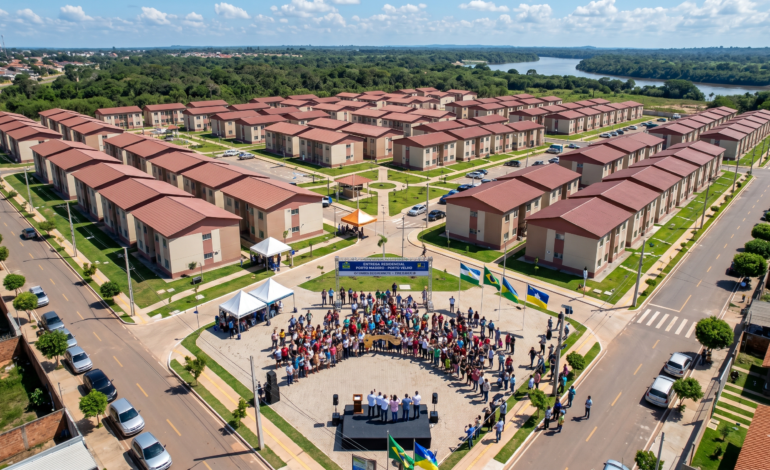 Porto Velho entrega 592 moradias no Porto Madero; déficit habitacional cai para 17,2 mil unidades