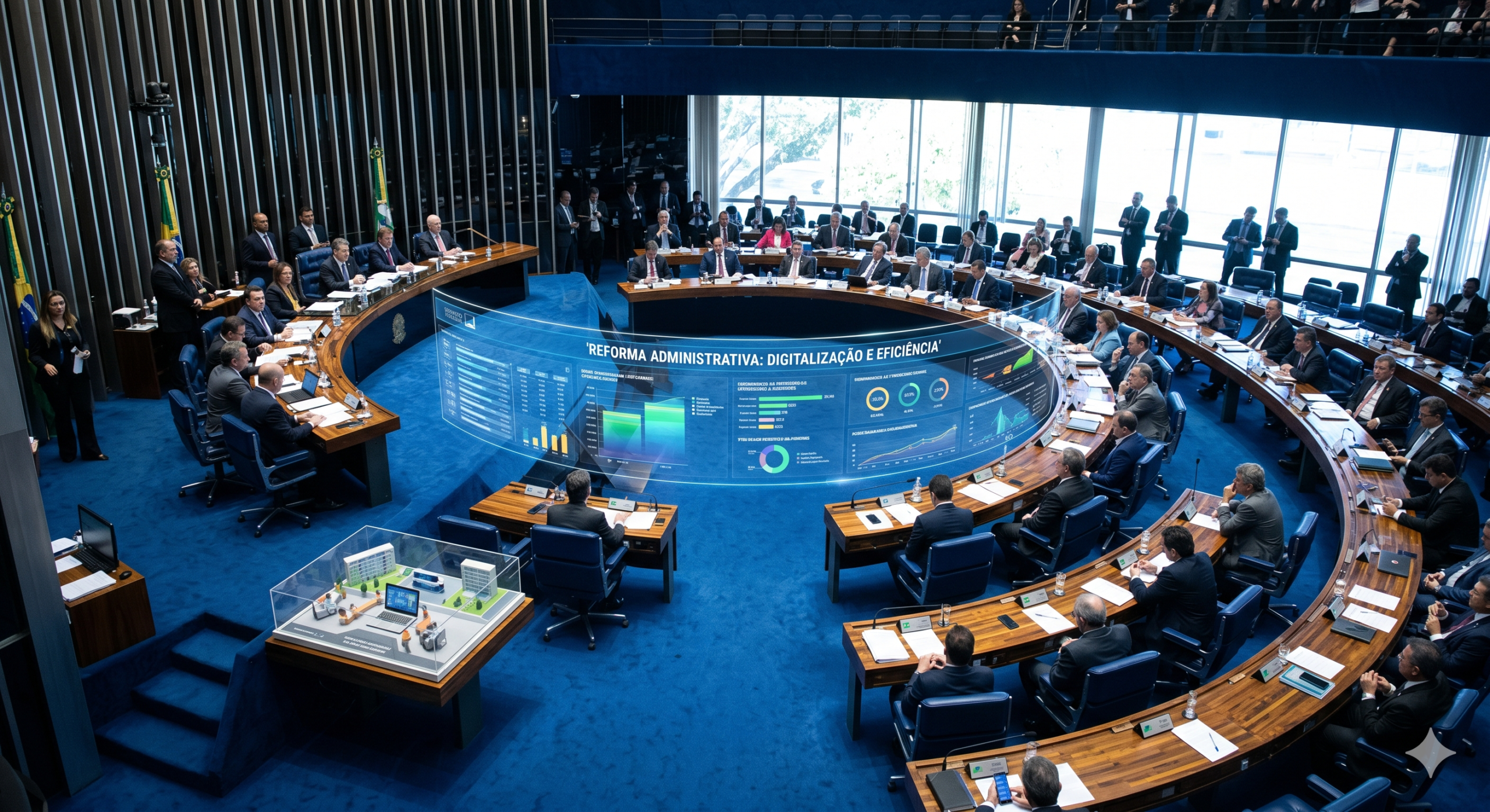 POLÍTICA: Reforma Administrativa avança no Senado com foco em digitalização de serviços