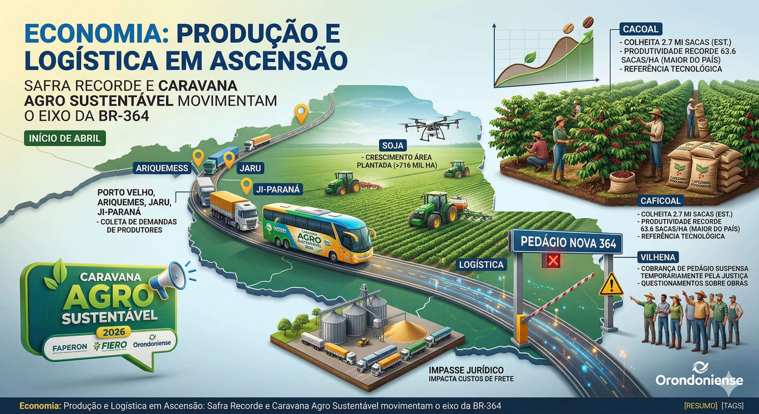 Economia: Produção e Logística em Ascensão
