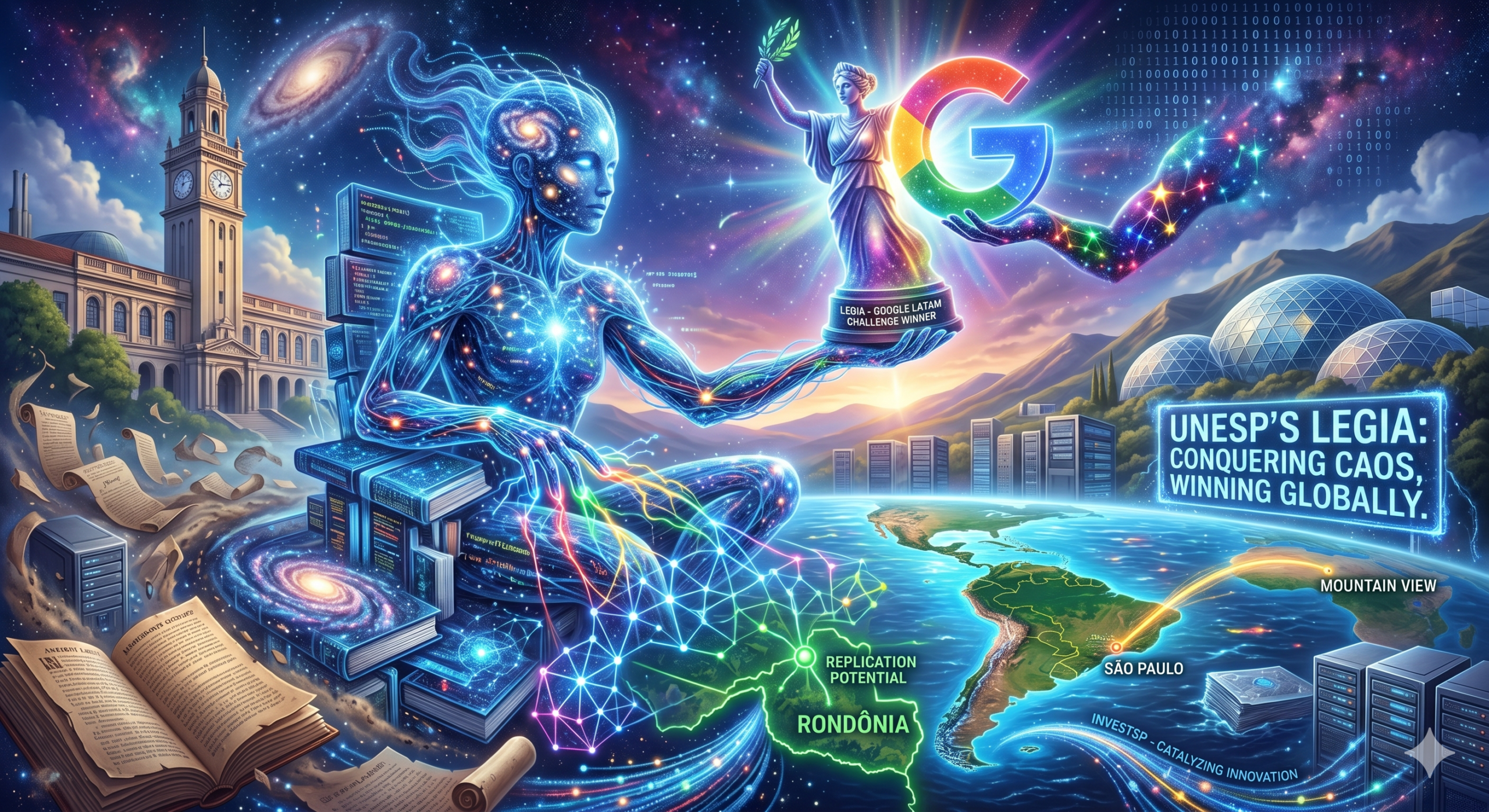 IA brasileira “LegIA” da Unesp vence desafio global da Google na Califórnia com apoio à inovação da InvestSP