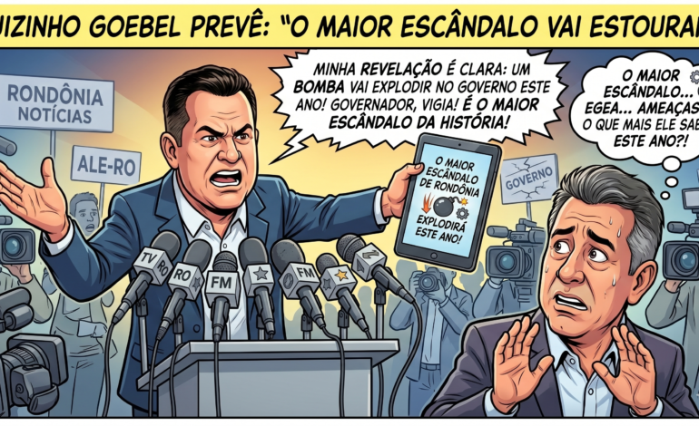 Fofoca? “Vigia, governador”: Luizinho Goebel alerta para “bomba” que vai explodir no governo de Rondônia ainda este ano