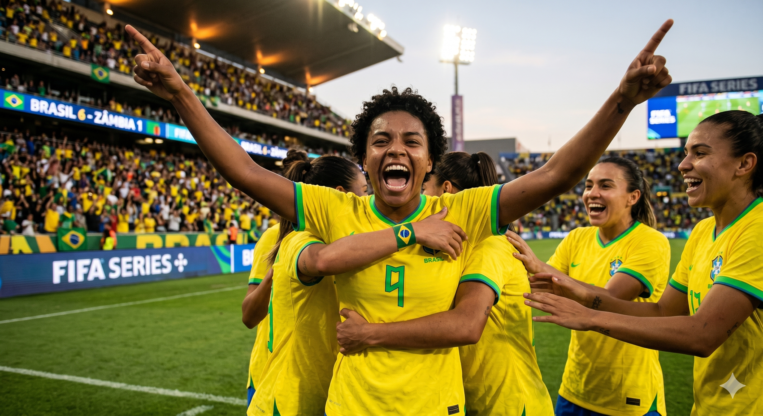 Brasil goleia Zâmbia por 6 a 1 e reafirma superioridade no Ranking FIFA