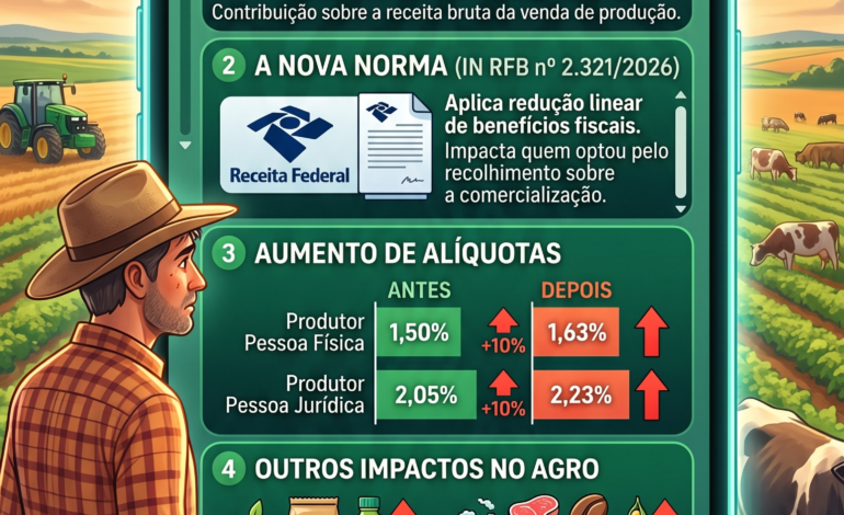 Informe-se! Funrural na mira: Norma da Receita reduz benefícios e acende alerta no agronegócio